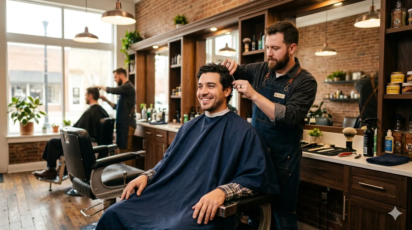 Customer booking an appointment by text